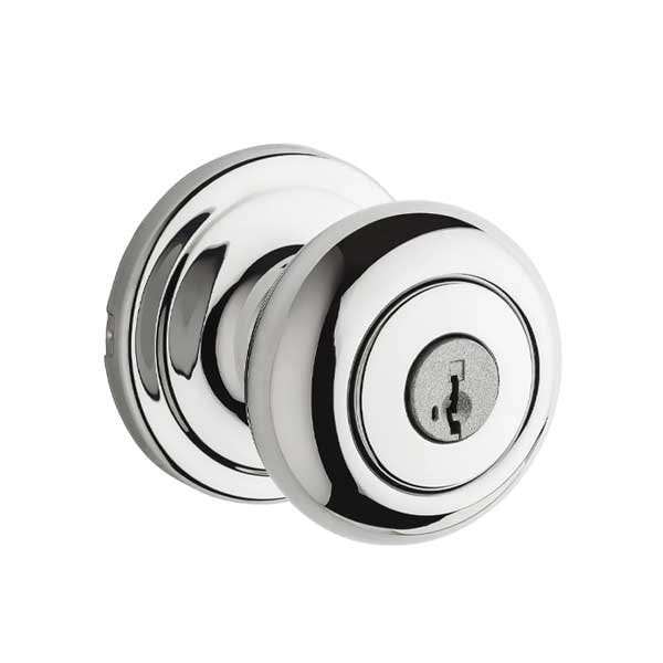 Kwikset Kwikset Hancock Entry Door Knob with Round Rose / Polished